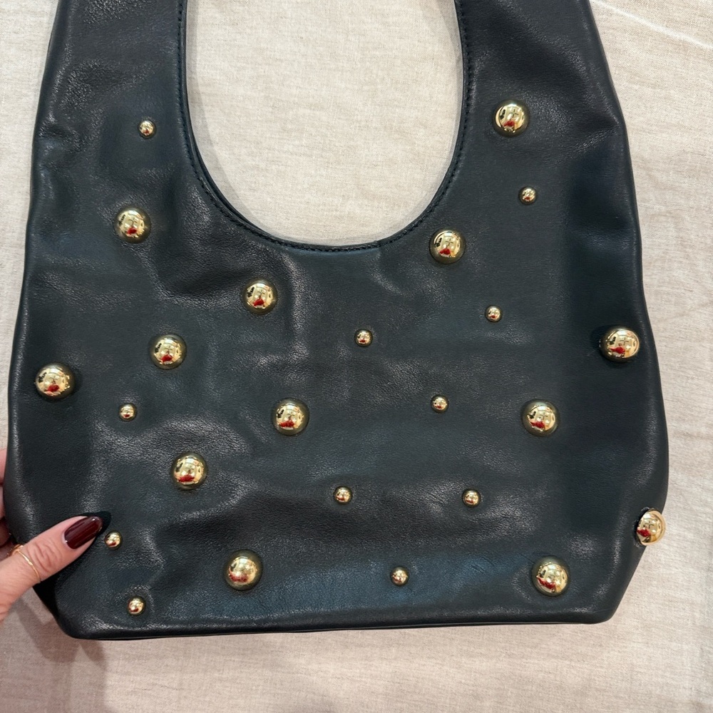 B-Low the Belt Black Bag with Gold Accents - Picture 4 of 6